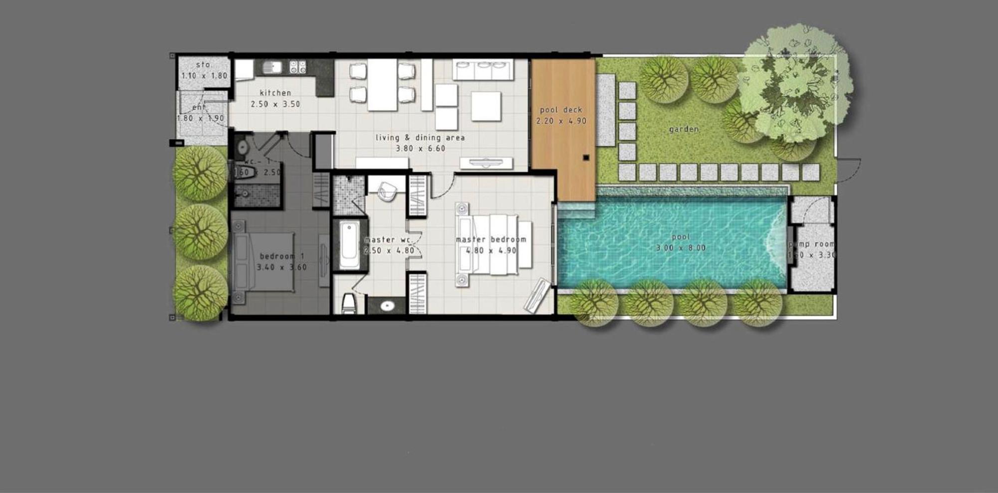 Two Bedroom Onyx Villa Nai Harn Zewnętrze zdjęcie